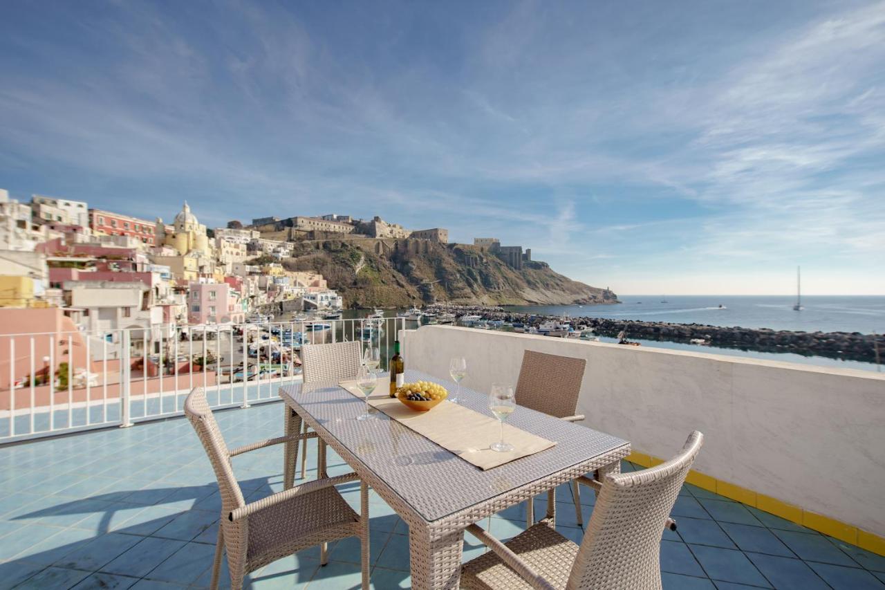 Corricella Exclusive Loft - Gioia Apartments Procida Exteriör bild